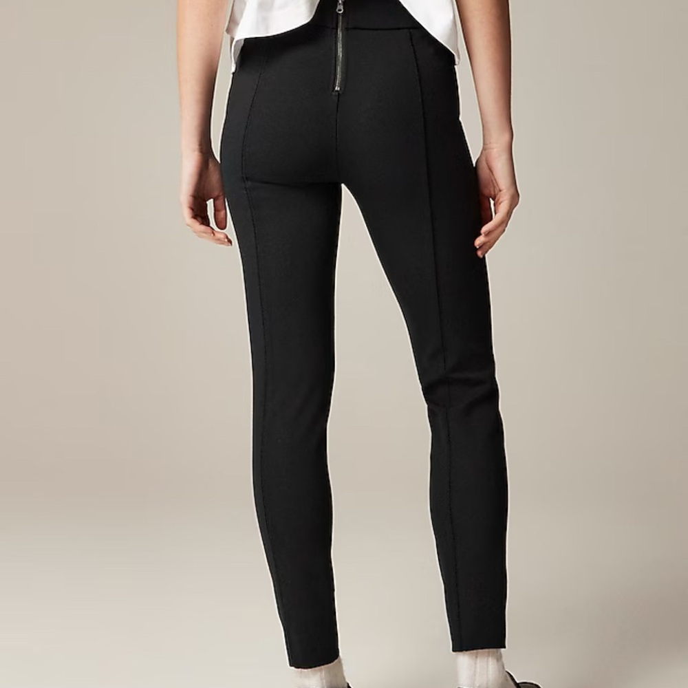 NWOT J.Crew Stylish Black/Charcoal Pixie Pant Small Petite - Picture 3 of 12